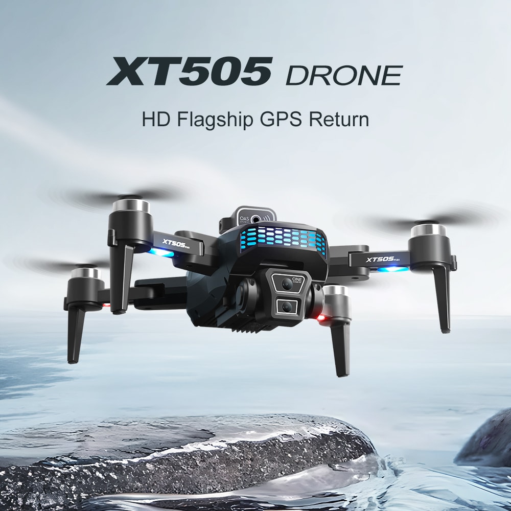 GPS Drone Cool Lights 4K HD Quadcopter XT505 - Imagen 11
