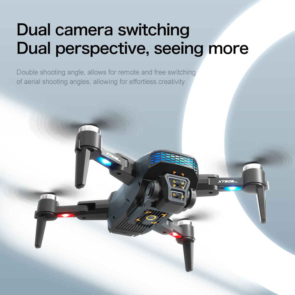 GPS Drone Cool Lights 4K HD Quadcopter XT505 - Imagen 21