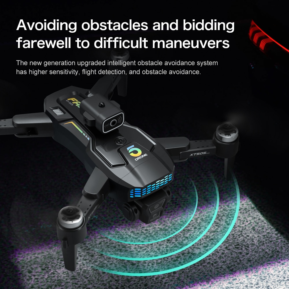 GPS Drone Cool Lights 4K HD Quadcopter XT505 - Imagen 23