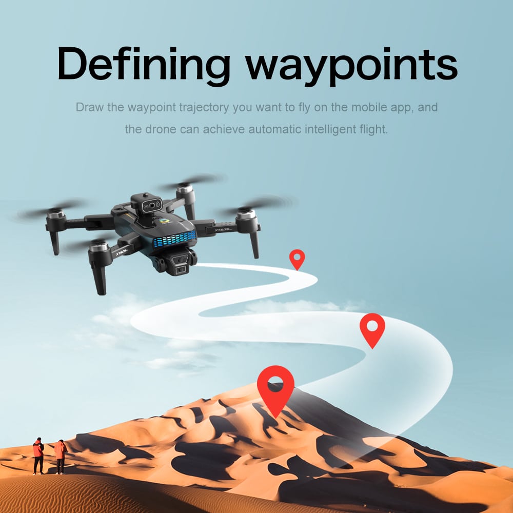 GPS Drone Cool Lights 4K HD Quadcopter XT505 - Imagen 32