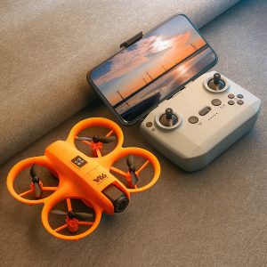 Mini Drone Cool Light Protection Camera Aircraft Toy V66