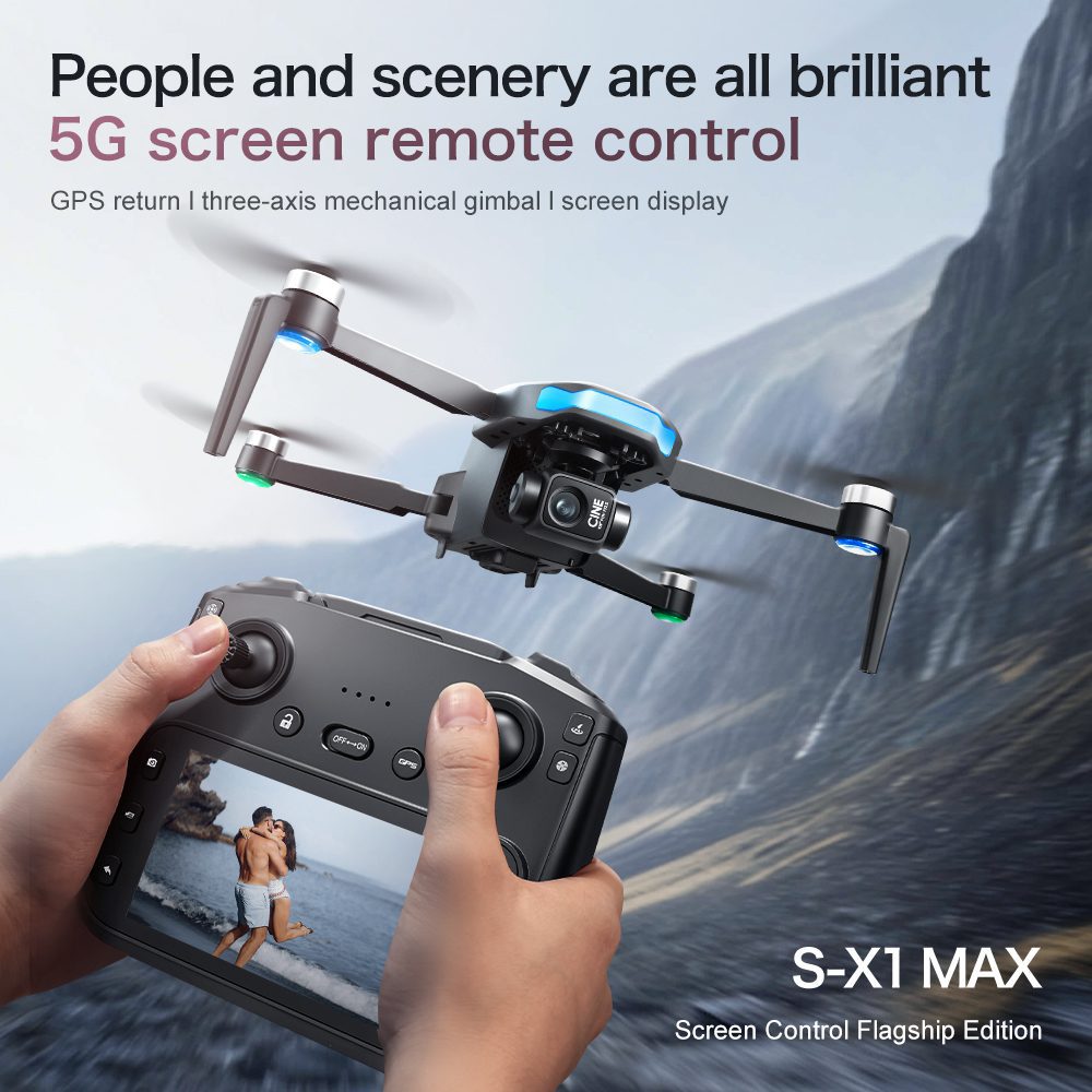 Professional GPS Drone 3-Axis Gimbal 4K HD UAV S-X1 - Imagen 16