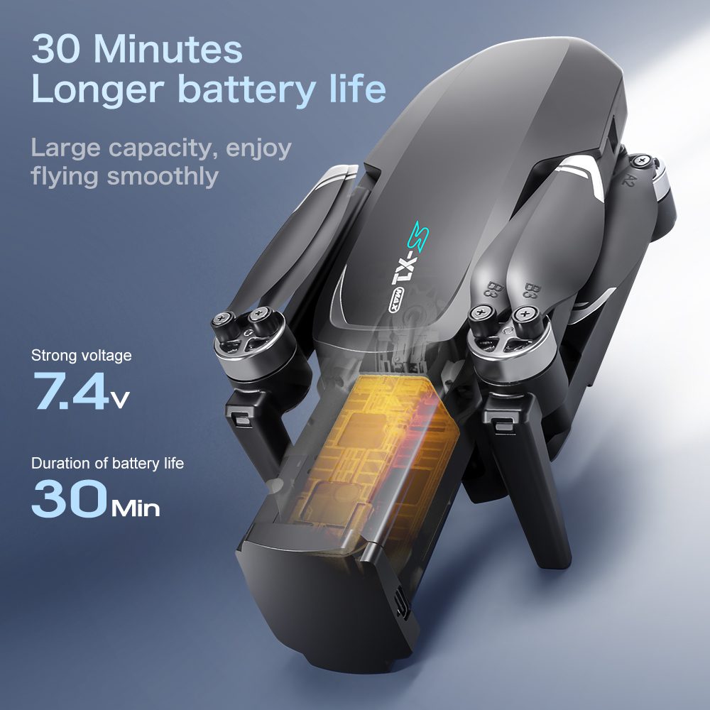 Professional GPS Drone 3-Axis Gimbal 4K HD UAV S-X1 - Imagen 21