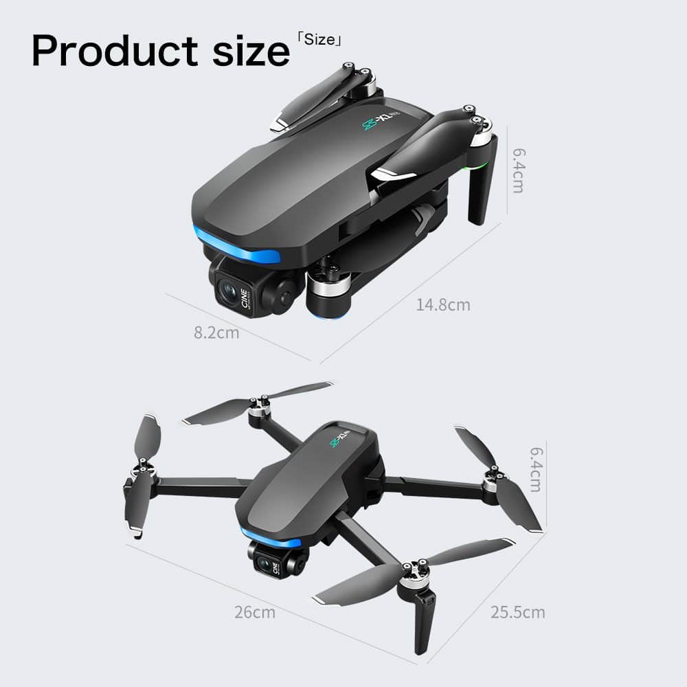 Professional GPS Drone 3-Axis Gimbal 4K HD UAV S-X1 - Imagen 5