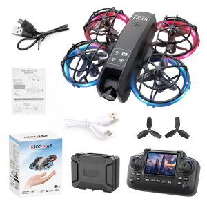 Mini Drone Cool Light Protection Camera Aircraft Toy K100